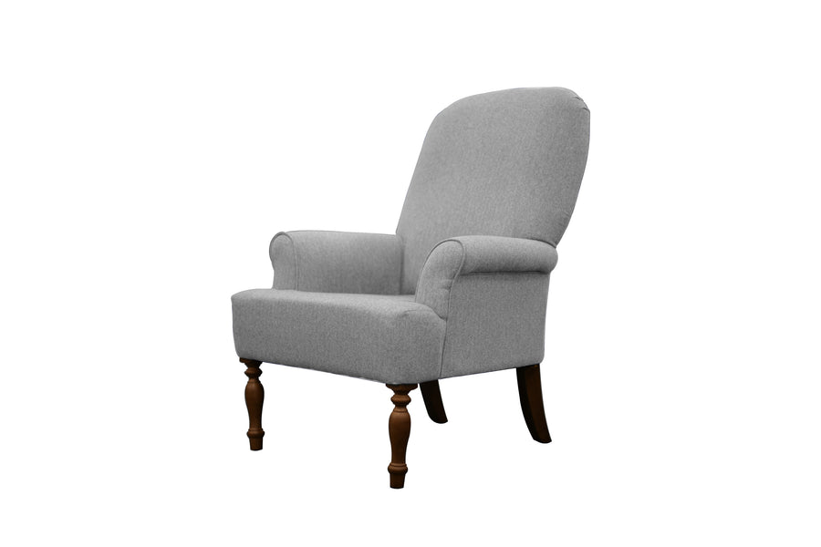 Agatha | Emily Companion Chair | Orly Light Grey