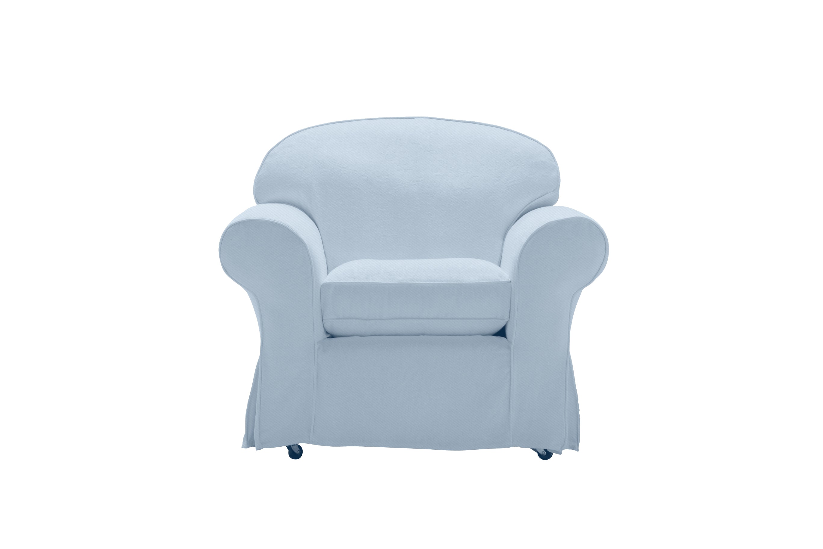 Madrid Armchair Extra Loose Cover Miami Sky Blue SofaSofa