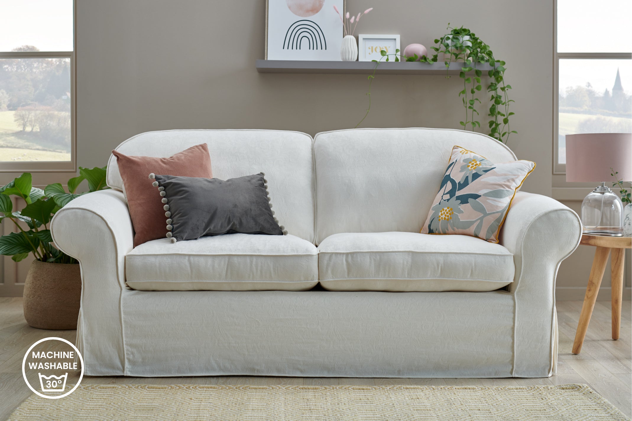Madrid Seater Sofa Kingston Natural
