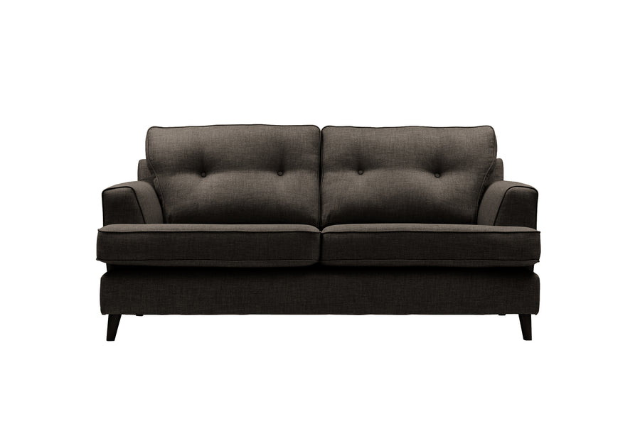 Poppy | 3 Seater Sofa | Linoso Charcoal