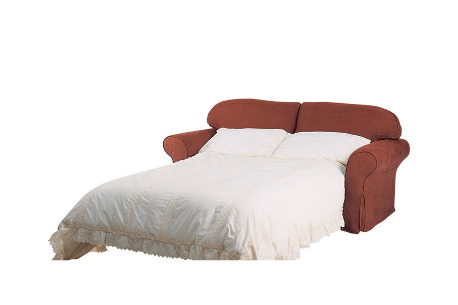 Madrid | Sofabed Extra Loose Cover | Kingston Dark Terracotta