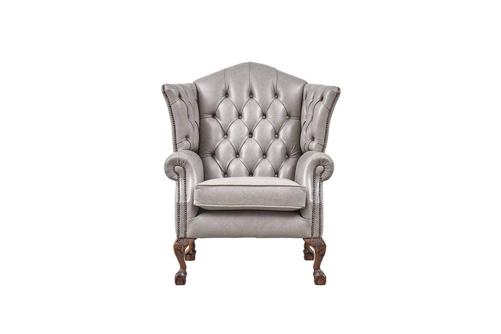 High back chesterfield online armchair