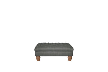 Grosvenor | Button Bench Footstool | Opulence Granite