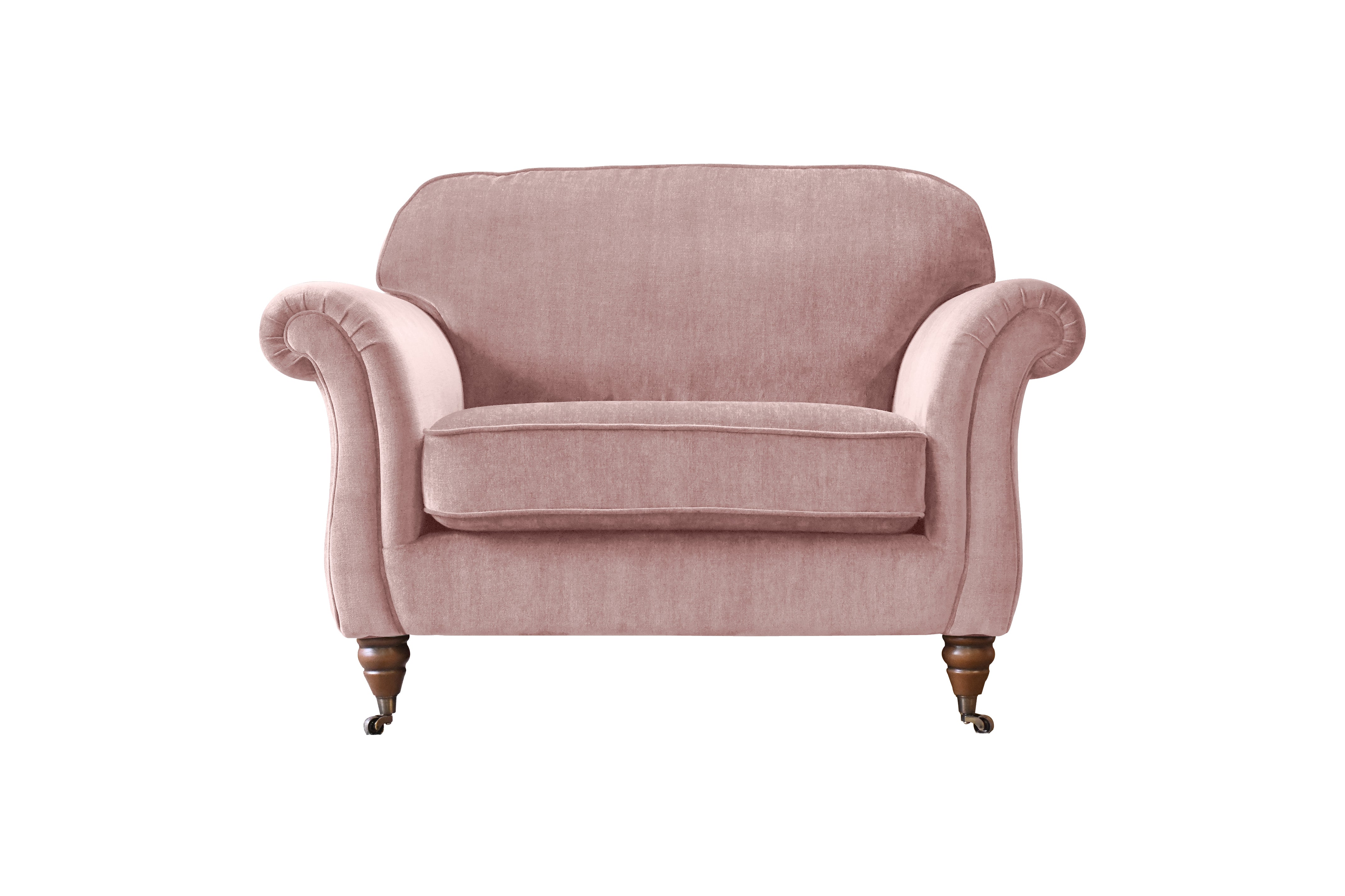 Lydia Love Seat Manolo Dusky Pink - SofaSofa