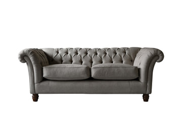 Grosvenor | 2 Seater Sofa | Heather Herringbone Dark Grey
