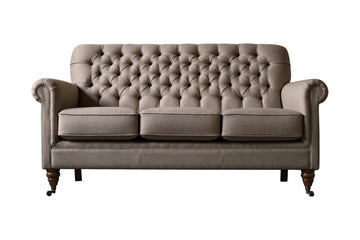 George | 3 Seater Sofa | Heather Herringbone Bracken