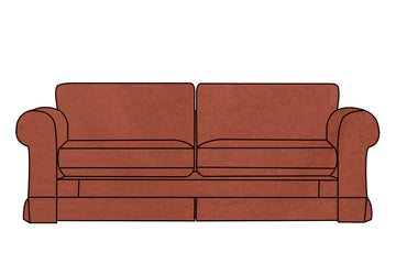 Albany | 3 Seater Extra Loose Cover | Kingston Dark Terracotta