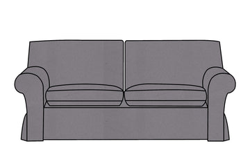 Newport | 3 Seater Extra Loose Cover | Miami Charcoal