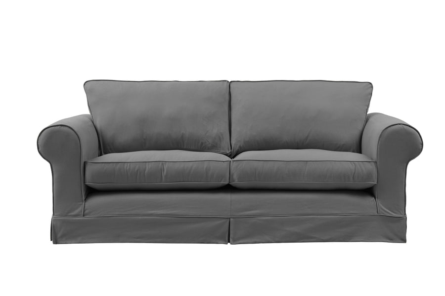 Albany | 3 Seater Extra Loose Cover | Miami Charcoal