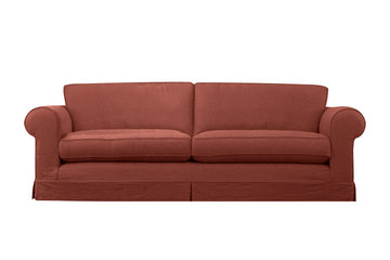 Albany | 4 Seater Sofa | Kingston Dark Terracotta