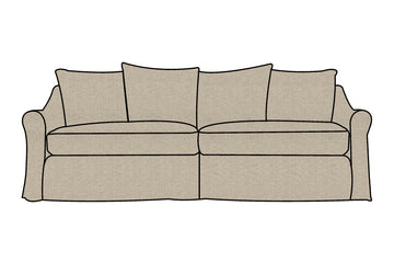 Alice | 4 Seater Extra Loose Cover | Marque Natural