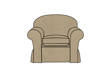 Madrid | Armchair Extra Loose Cover | Kingston Coffee