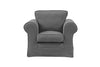 Albany | Club Chair | Miami Charcoal