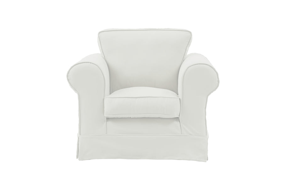 Albany | Club Chair | Miami Snow White