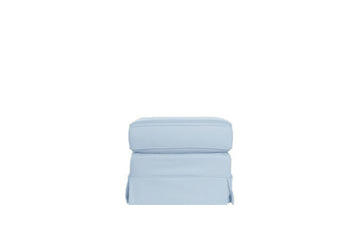 Albany | Footstool | Miami Sky Blue