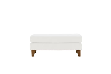 Amelia | Bench Footstool | Softgrain White