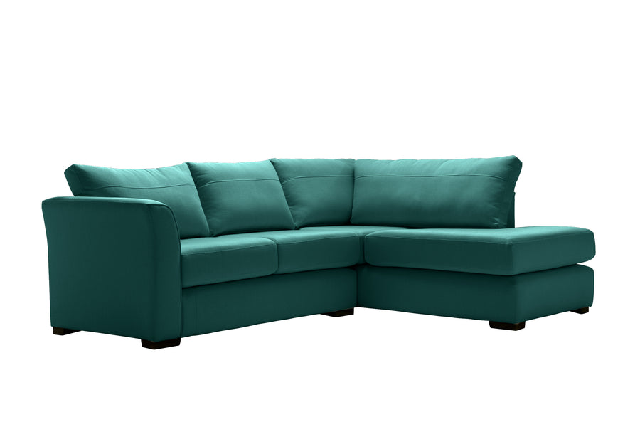 Amelia | Chaise Sofa Option 1 | Linoso Teal