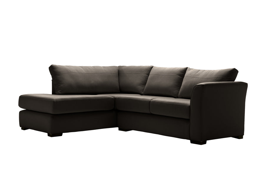 Amelia | Chaise Sofa Option 2 | Linoso Charcoal