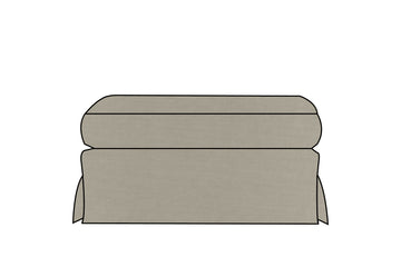 Kate | Bench Footstool Extra Loose Cover | Capri Lichen