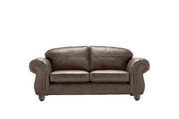 Burlington | Midi Leather Sofa | Vintage Grey