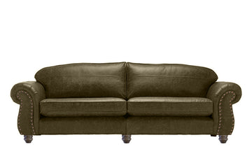 Burlington | Grand Leather Sofa | Vintage Green