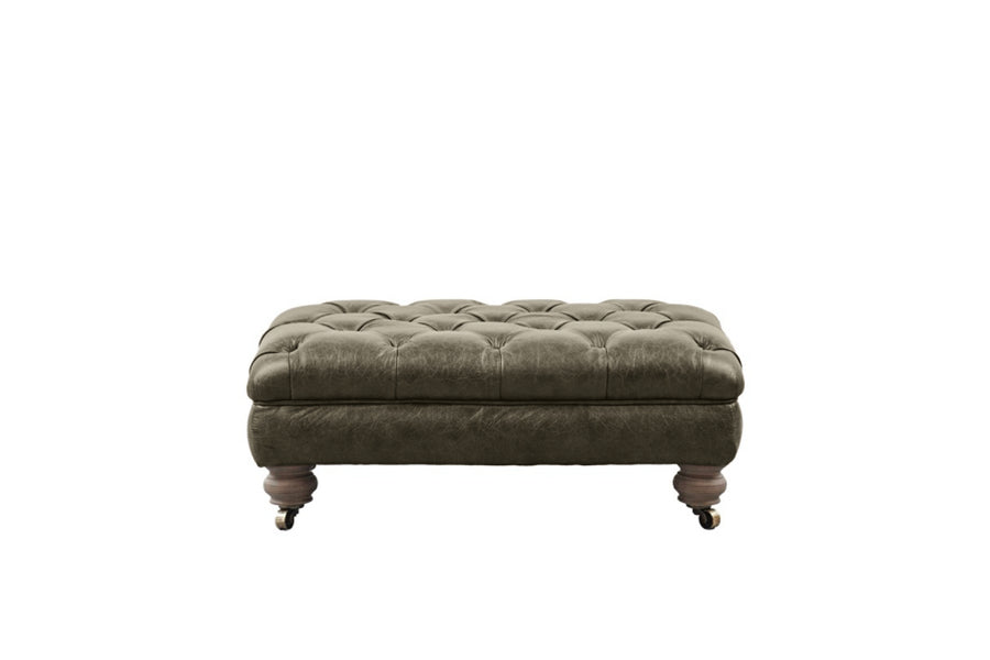Lincoln | Bench Footstool | Vintage Green