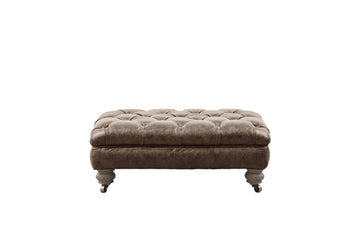 Lincoln | Bench Footstool | Vintage Grey