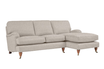Florence | Chaise Sofa Option 1 | Orly Pebble