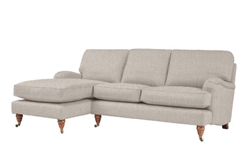 Florence | Chaise Sofa Option 2 | Orly Pebble