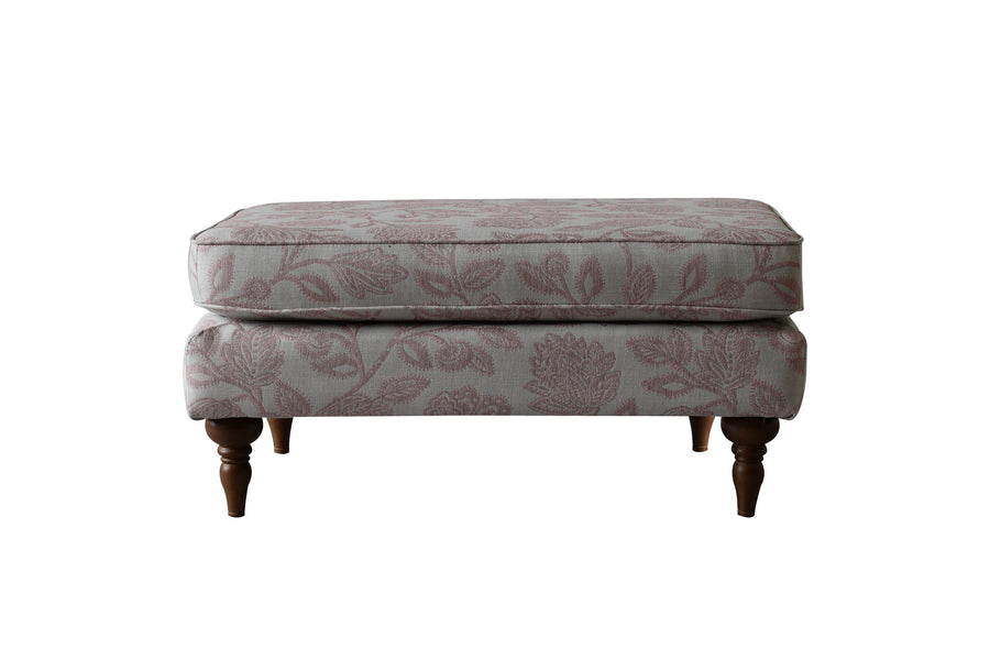 Clifton | Bench Footstool | Henley Dusky Pink