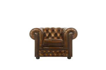 Chesterfield | Club Chair | Antique Gold