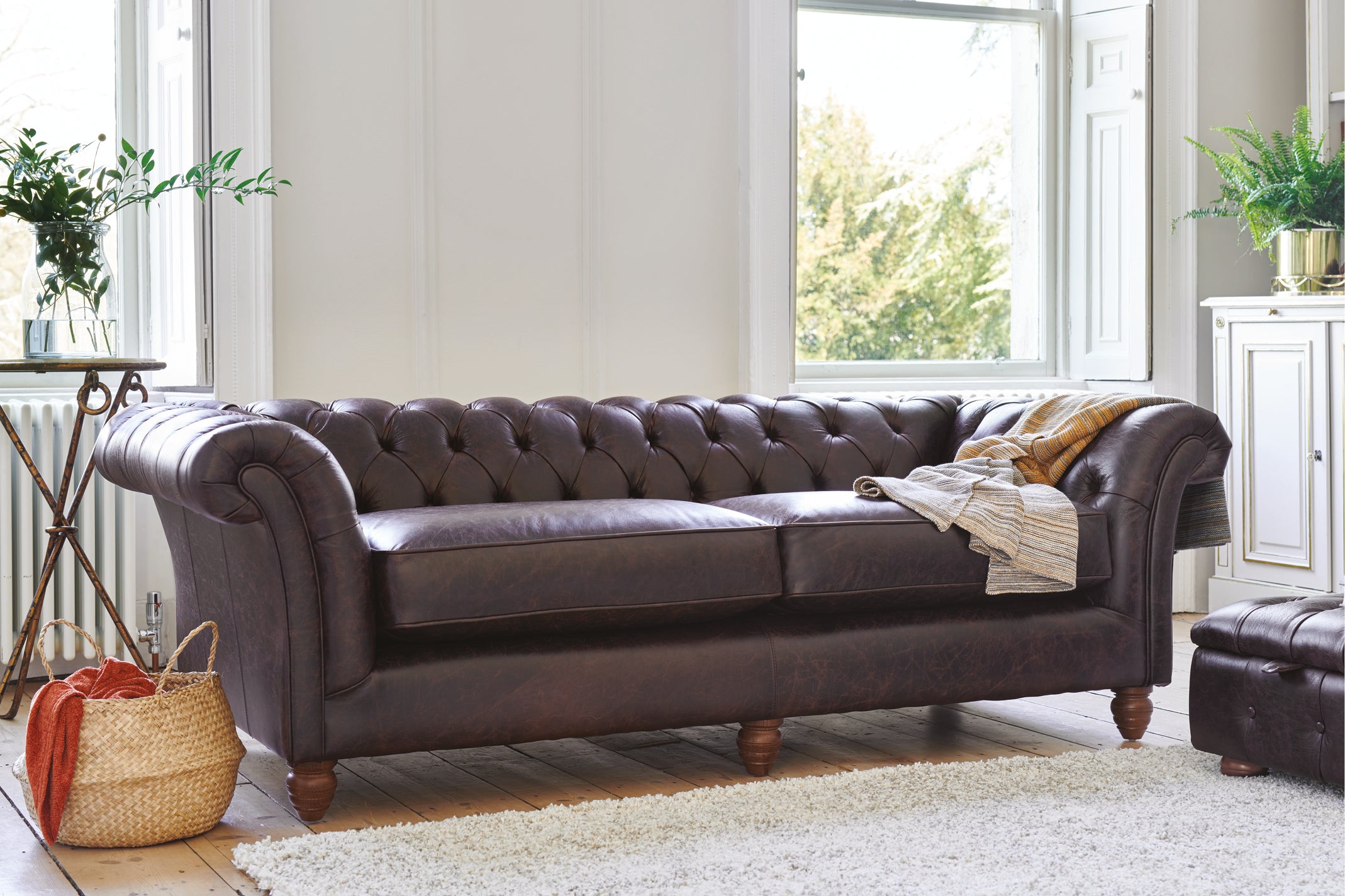 Cambridge 3 Seater Sofa Vintage Rosewood – SofaSofa