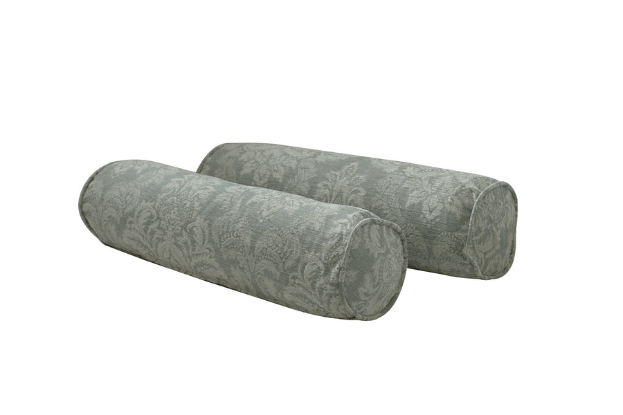Woburn | Bolsters (pair) | Brecon Damask Duck Egg