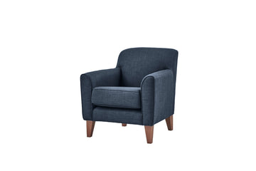 Elgar | Companion Chair | Linoso Midnight