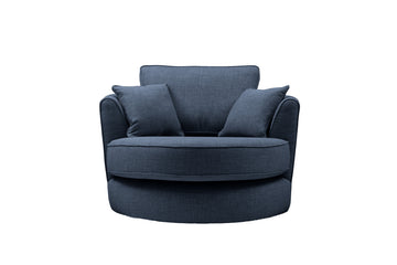 Elgar | Swivel Chair | Linoso Midnight