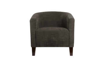 Elgar | Tub Chair | Linoso Charcoal