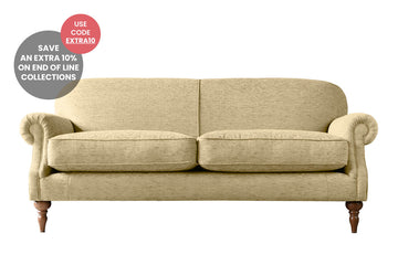 Sophie | 3 Seater Sofa | Stanway Herringbone Cashew