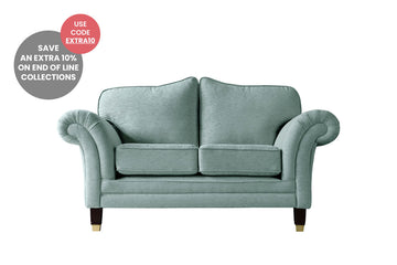 Windsor | 2 Seater Sofa | Stanway Herringbone Aqua