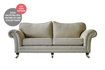 Windsor | 3 Seater Sofa | Stanway Herringbone Cashew