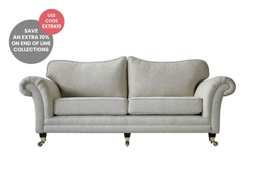 Windsor | 3 Seater Sofa | Stanway Herringbone Pebble