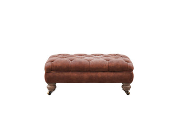 Lincoln | Bench Footstool | Vintage Chestnut