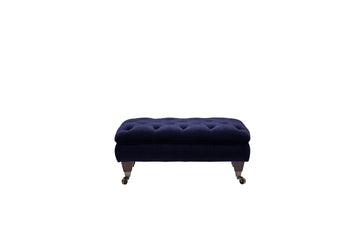 Hampton | Footstool | Brunswick Midnight