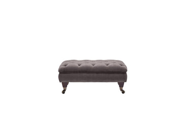 Hampton | Footstool | Brunswick Slate Grey