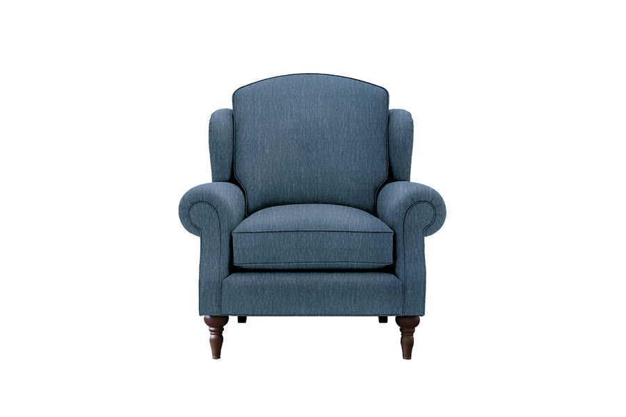 Blenheim | Highback Chair | Willow Denim