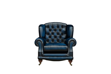 Regent | Highback Chair | Antique Blue