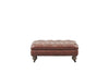 Grand Chesterfield | Bench Footstool | Vintage Chestnut