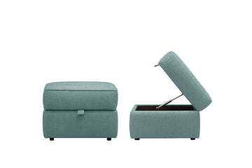 Elgar | Storage Footstool | Linoso Duck Egg