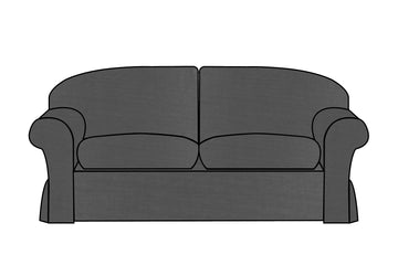 Madrid | 3 Seater Extra Loose Cover | Capri Dark Grey