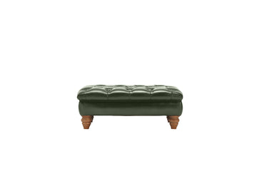 Monk | Bench Footstool | Antique Green