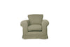 Albany | Club Chair Extra Loose Cover | Kingston Lichen